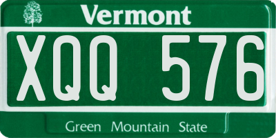 VT license plate XQQ576