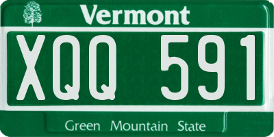 VT license plate XQQ591
