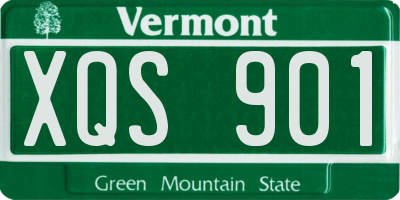 VT license plate XQS901