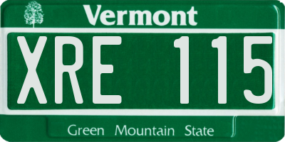 VT license plate XRE115