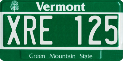 VT license plate XRE125