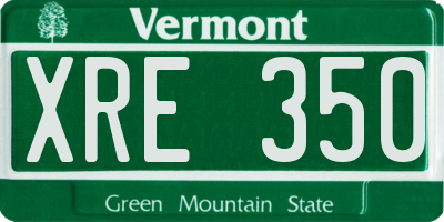 VT license plate XRE350