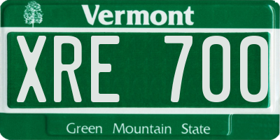 VT license plate XRE700