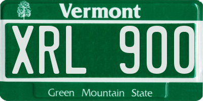 VT license plate XRL900
