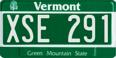 VT license plate XSE291