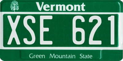 VT license plate XSE621