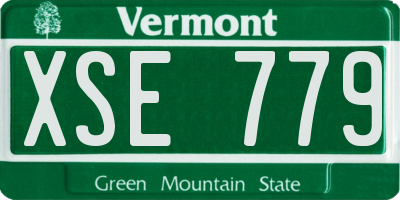 VT license plate XSE779