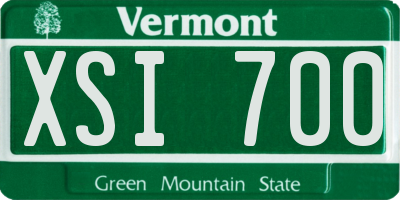 VT license plate XSI700