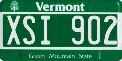 VT license plate XSI902