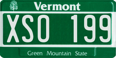 VT license plate XSO199
