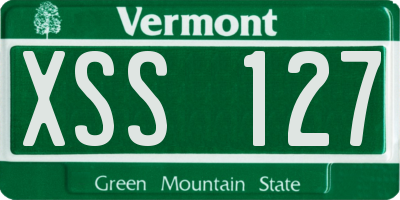 VT license plate XSS127