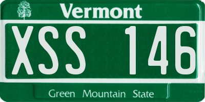 VT license plate XSS146