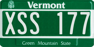VT license plate XSS177