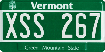 VT license plate XSS267