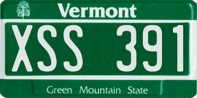 VT license plate XSS391
