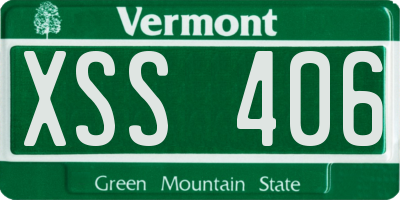 VT license plate XSS406