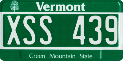 VT license plate XSS439