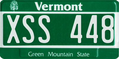 VT license plate XSS448