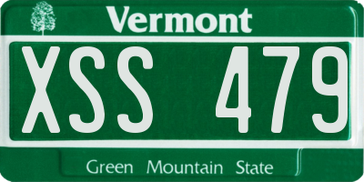 VT license plate XSS479
