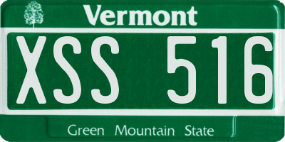 VT license plate XSS516