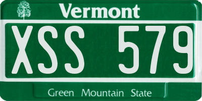 VT license plate XSS579
