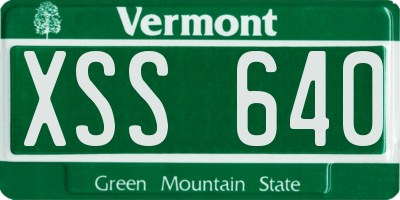 VT license plate XSS640