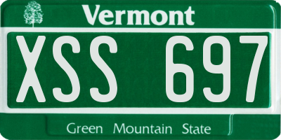 VT license plate XSS697