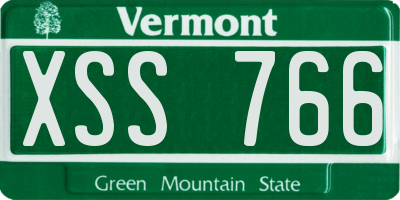 VT license plate XSS766