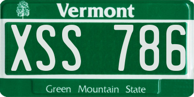 VT license plate XSS786