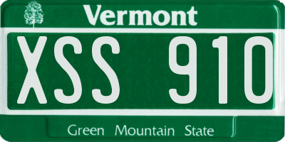 VT license plate XSS910