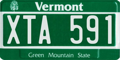 VT license plate XTA591