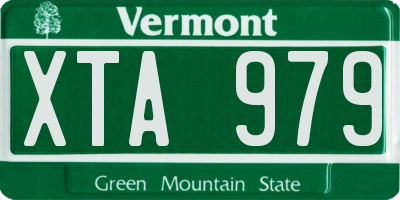 VT license plate XTA979