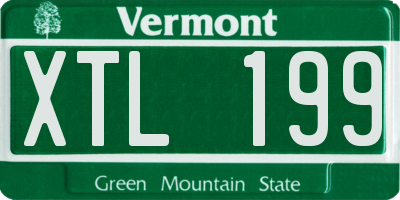 VT license plate XTL199