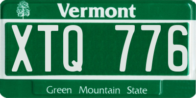 VT license plate XTQ776
