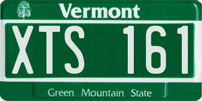 VT license plate XTS161