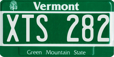 VT license plate XTS282