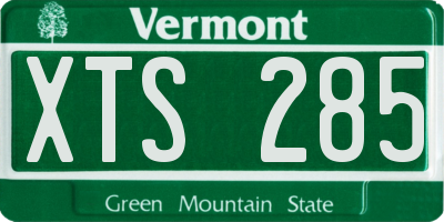 VT license plate XTS285