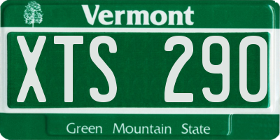 VT license plate XTS290