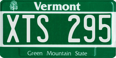 VT license plate XTS295