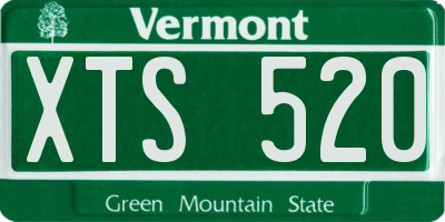 VT license plate XTS520