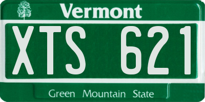 VT license plate XTS621