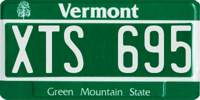VT license plate XTS695