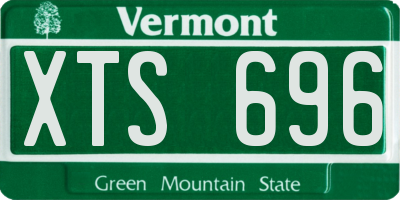 VT license plate XTS696