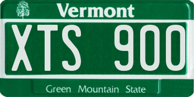 VT license plate XTS900