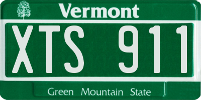 VT license plate XTS911