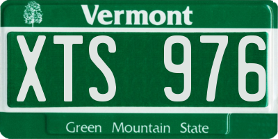 VT license plate XTS976