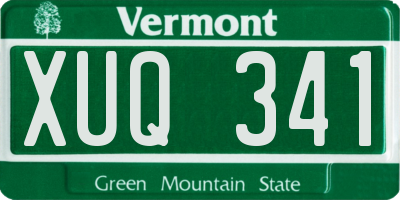 VT license plate XUQ341