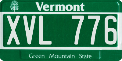 VT license plate XVL776