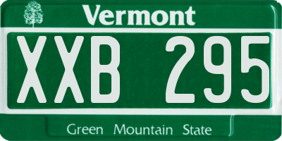 VT license plate XXB295