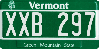 VT license plate XXB297
